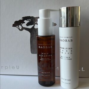 Daily Purple Face Cleanser and Tonic Set